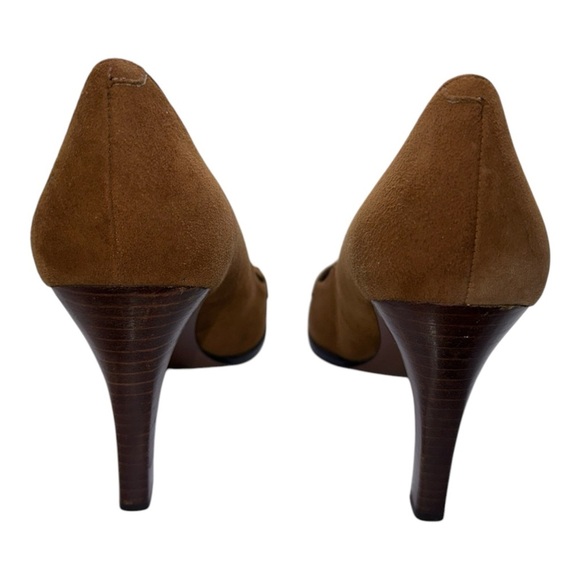 Ralph Lauren Brown‎ Suede Heels - Picture 3 of 6